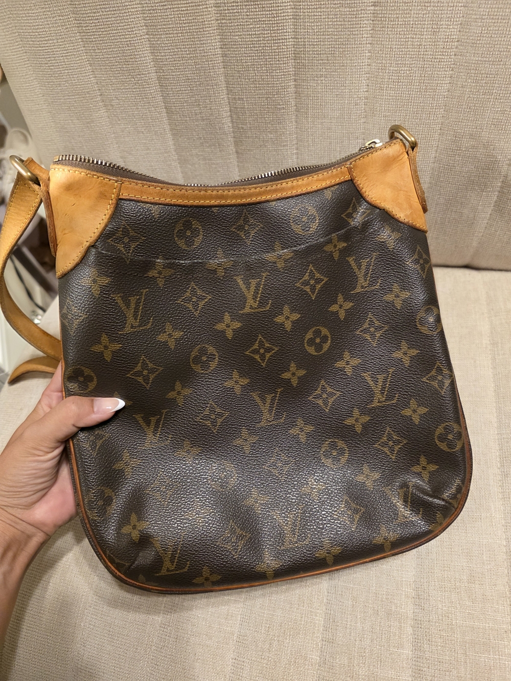 Louis Vuitton Brown Monogram Crossbody Bag